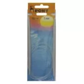 PONY 50515 Обръч за плетене, алуминий, 150 см, №7.0