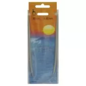 PONY 50610 Обръч за плетене, алуминий, 80 см, №4.5