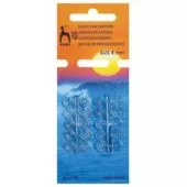 PONY 77600 Копче тик-так прозрачно 8 мм, 10 бр