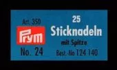 PRYM 124140 Игли за бродeрия, остри