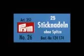 PRYM 124174 Игли за бродерия, заоблен връх