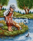 Гоблен „Разходка край реката“ DMC