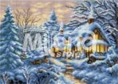 Гоблен „Снежен залез“ DMC