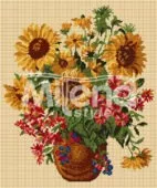 Гоблен „Букет от слънчогледи“ DMC