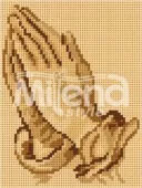 Гоблен „Молещи ръце“ (кафява гама) ARIADNA