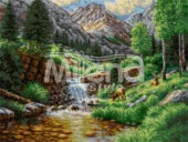 Гоблен „Високо в планината“ DMC