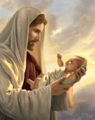 Диамантен гоблен „Исус с дете“