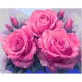 Диамантен гоблен „Три рози“