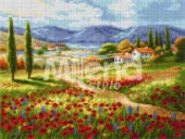 Гоблен „Лято край езерото“ DMC