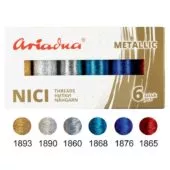 Комплект метализирани конци (небе) Silva