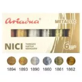 Комплект метализирани конци (роял) Silva