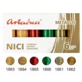 Комплект метализирани конци (земя) Silva