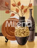 Есенни вази 2 Гоблен за шиене Милена Стил