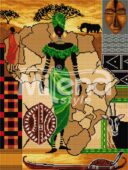 Гордостта на Африка Гоблен за шиене Милена Стил