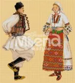 Македонска носия Гоблен за шиене Милена Стил