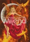 Огнена фея кръстат бод Гоблен за шиене Милена Стил