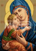 Руска икона Света Богородица Гоблен за шиене Милена Стил