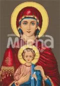 Света Богородица с младенеца Гоблен за шиене Милена Стил