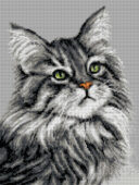 Сиво коте Безплатна схема Милена Стил