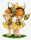 Весели пчелички Безплатна схема Милена Стил